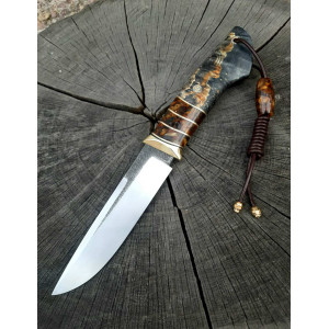 БУРШТИН II - студія ножів ручної роботи Павла Гончаренка, замовити купити в Україні (Сталь - N690). Photo 2